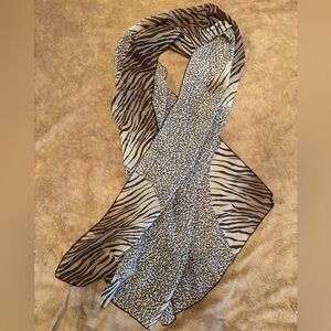 Vintage Tanner Animal Print Scarf